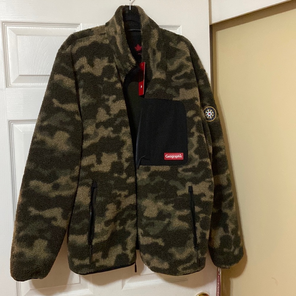 Canadian Geographic Camouflage Fleece Jacket